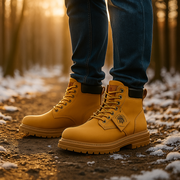 Winterstiefel Herren | Trekkingschuhe für Herren | Rutschfeste Profilsohle für sicheren Halt