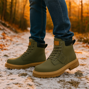 Winterstiefel Herren | Trekkingschuhe für Herren | Rutschfeste Profilsohle für sicheren Halt