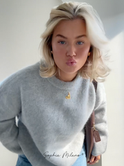 Elena | Mohair Crewneck Pullover