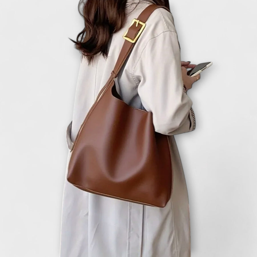 Isidore – Elegante Lederschultertasche