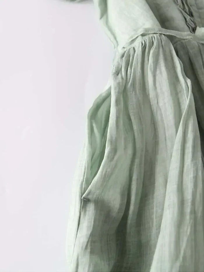 Elina | Feminin geschnittenes Leinenkleid