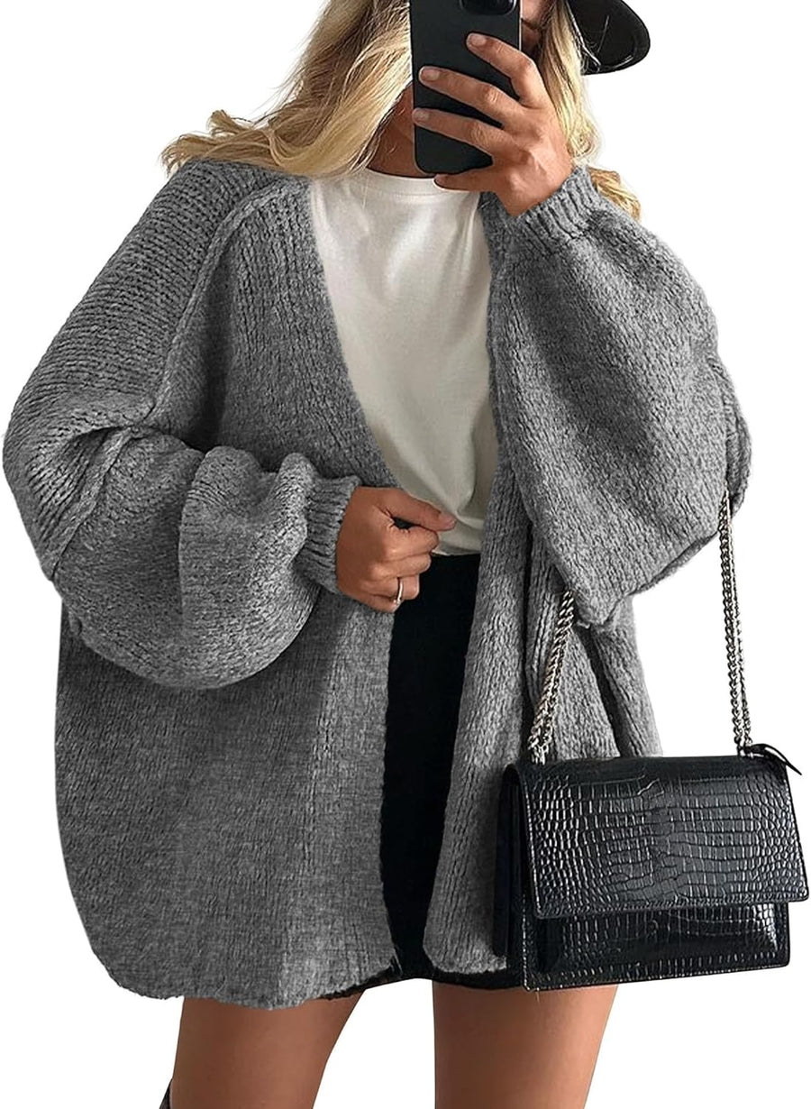 Beatrice | Damen Frühlings Zopfmuster Strickcardigan