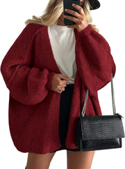 Beatrice | Damen Frühlings Zopfmuster Strickcardigan
