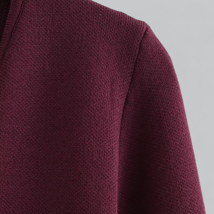 Annika | Damen Frühlings Minimalistischer Cardigan Mit Knöpfen