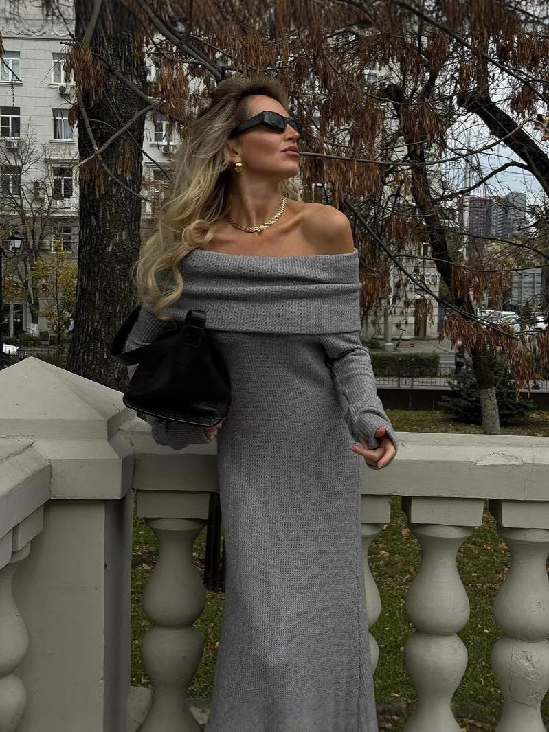 Danika Pullover Maxi Strickkleid