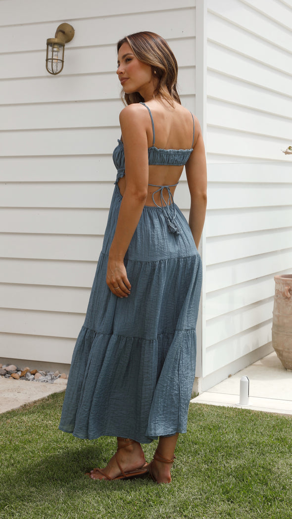Damen Sommerkleid aus Viskose mit V-Ausschnitt und luftiger Passform
