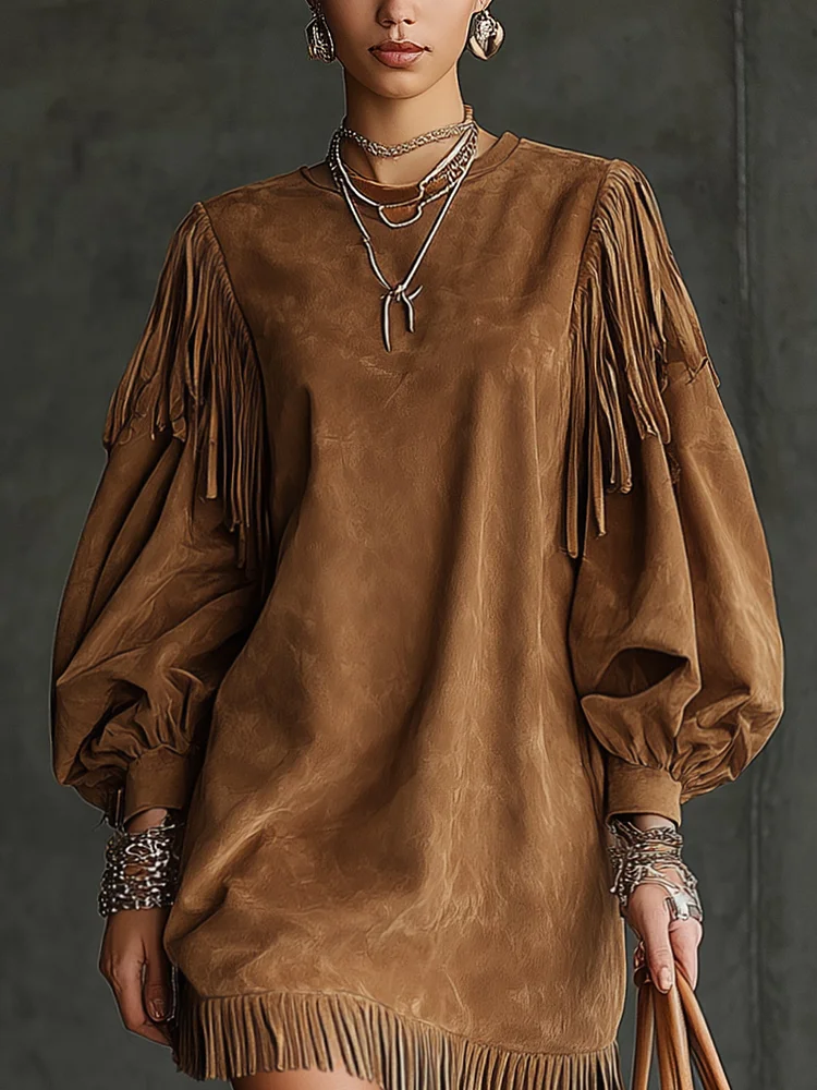 Emma™ - Wildleder Minikleid
