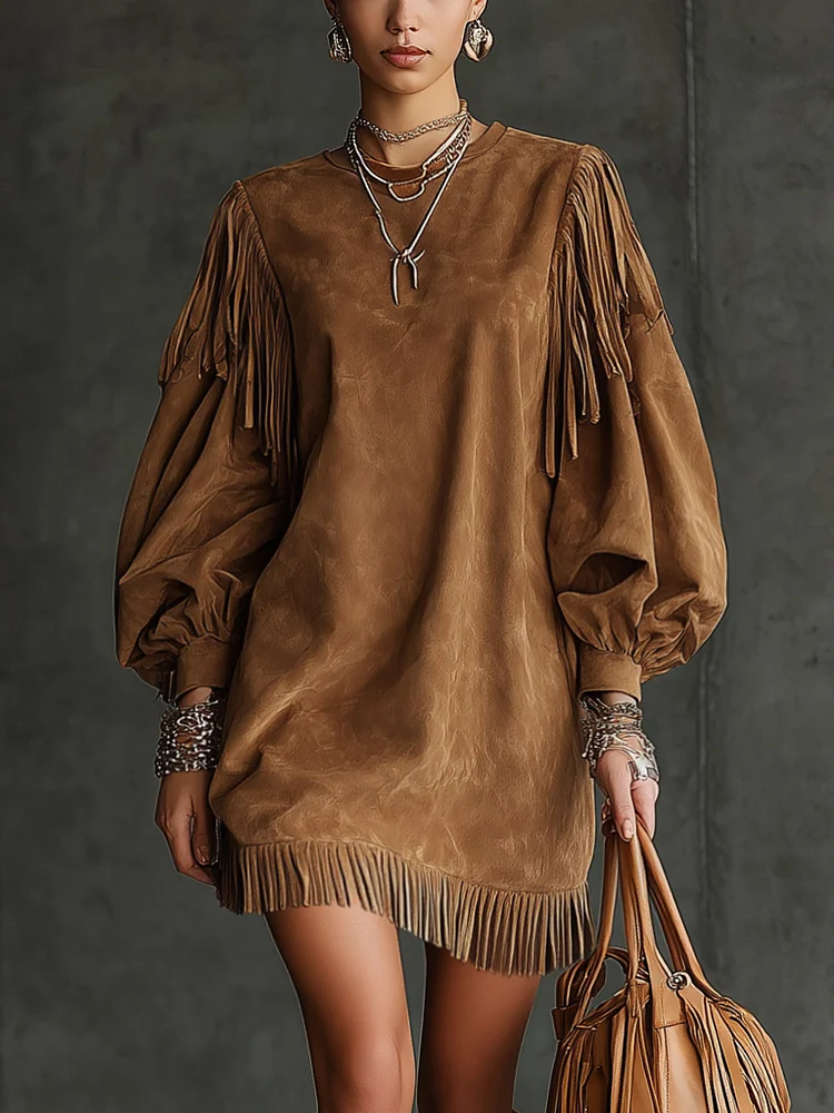 Emma™ - Wildleder Minikleid