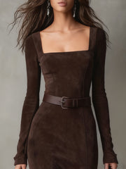 Ainsley™ - Maxikleid aus Kunstleder