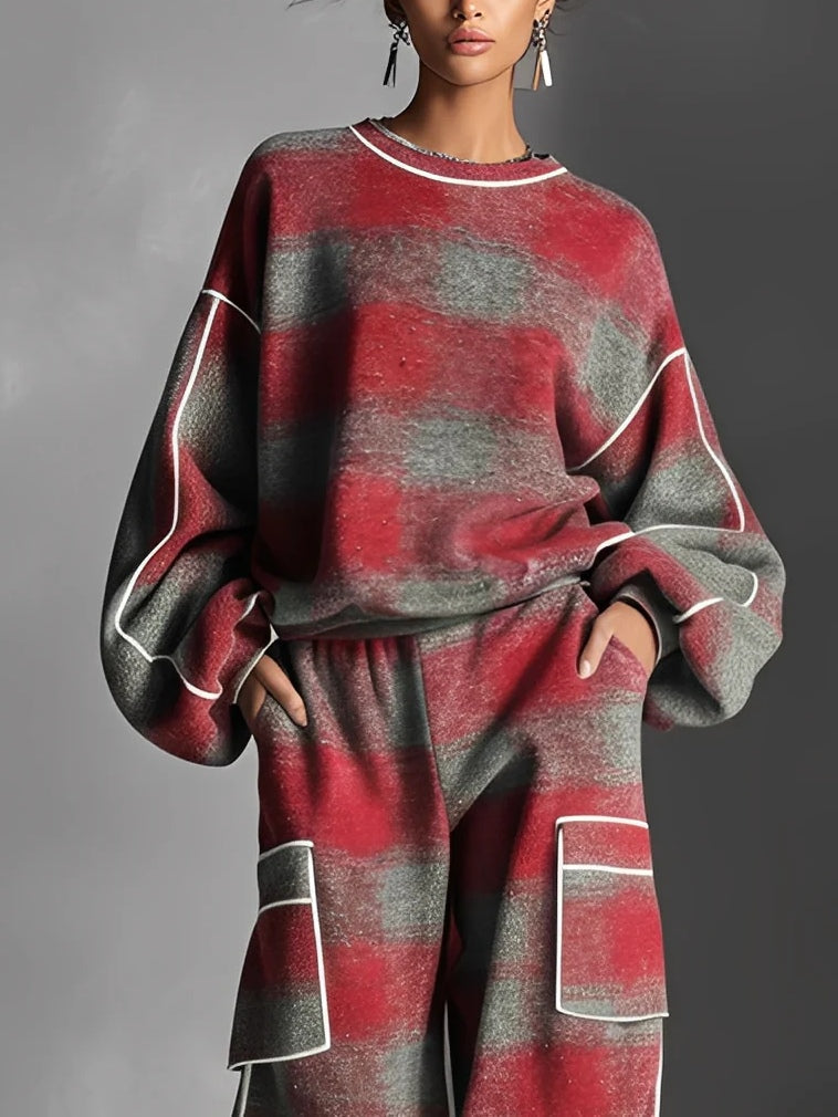 Elena | Stylisches Pullover & Hosen Set Damen chic