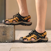 Nelson - Einstellbare Herren-Sandalen mit geschlossener Zehenpartie