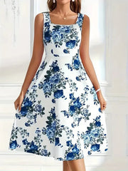 Ysabel- Edles Midi Kleid Mit Schmaler Taille
