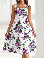 Ysabel- Edles Midi Kleid Mit Schmaler Taille