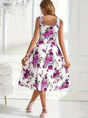 Ysabel- Edles Midi Kleid Mit Schmaler Taille