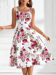Ysabel- Edles Midi Kleid Mit Schmaler Taille