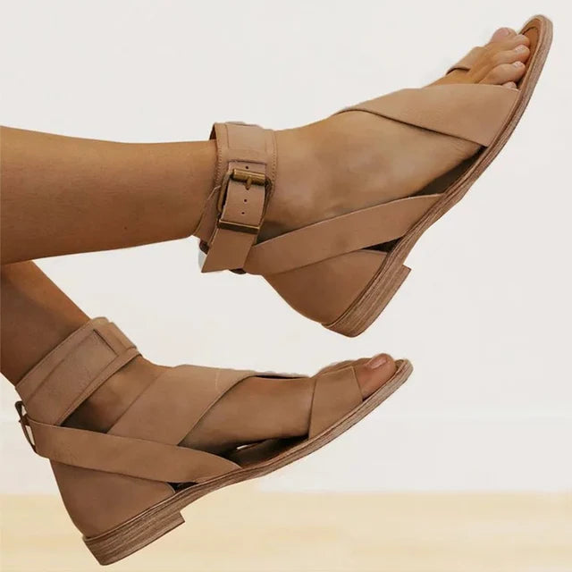 Heidi-Mode | Elegante Damenledersandalen
