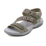 Zamira- Damen Sportliche Trekking Sandalen mit verstellbaren Riemen