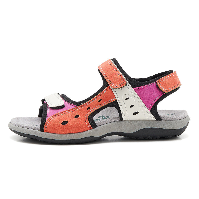 Zdenka- Damen Trekking Sandalen mit verstellbaren Klettverschlüssen