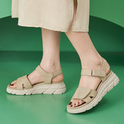 Zeljka- Damen Sportliche Wedgesandalen mit dämpfender Sohle