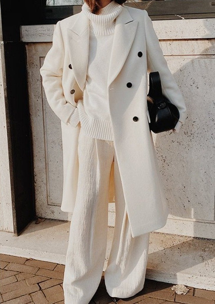 Sarah | Eleganter Wintermantel Damen Lang