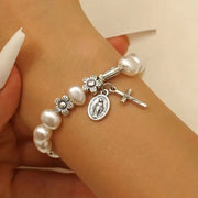 Ninetta – Serenity Jungfrau Maria Gänseblümchen-Armband