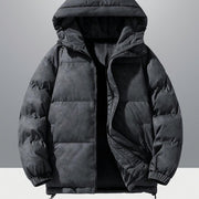 Lässige Daunenjacke Mit Kapuze Für Herren | Winter