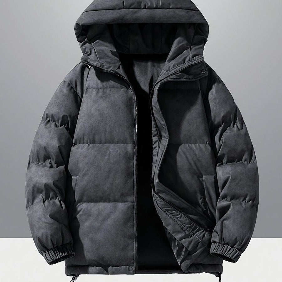 Lässige Daunenjacke Mit Kapuze Für Herren | Winter