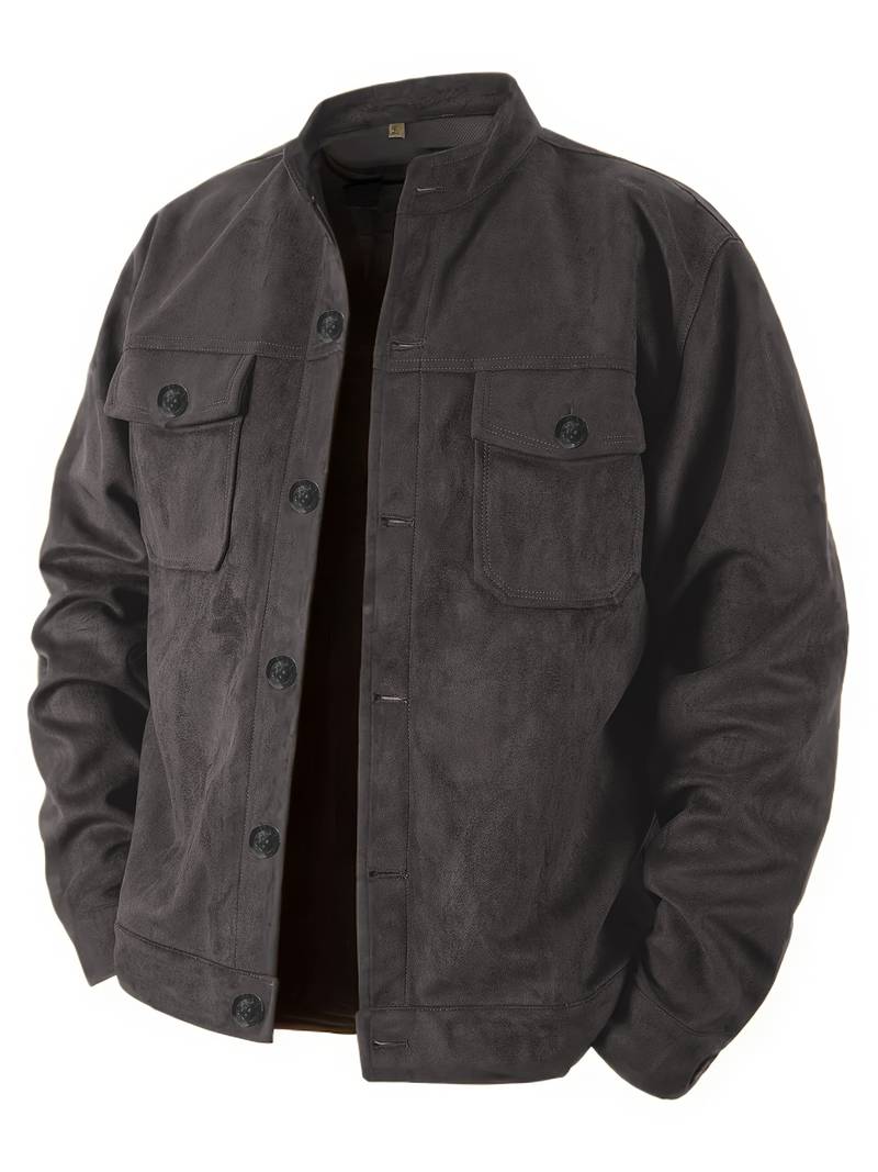 Neeman - Lässige Langarm Jacke Mit Tasche