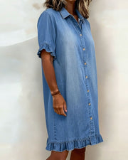 DELFI | BEQUEMES JEANSKLEID