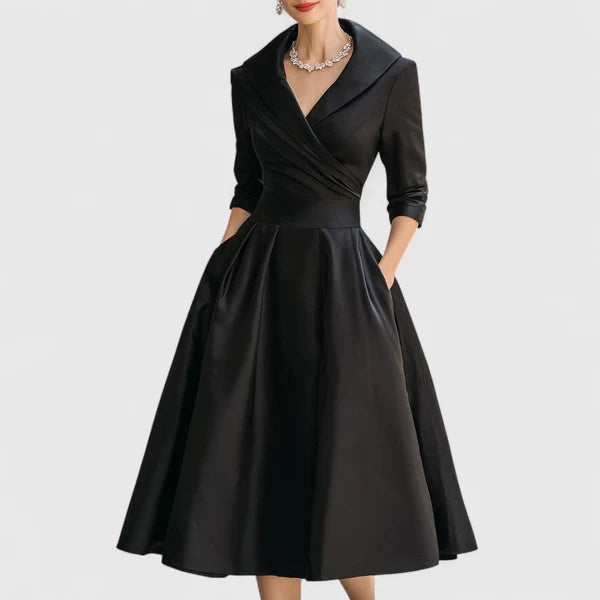 Liudmila – Formelles Midi Kleid