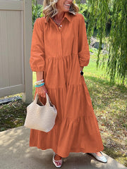 Amara | Maxi Kleid aus Baumwolle für den Alltag