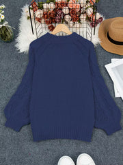 Elayra - Locker Sitzender Strick Pullover