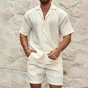 Heidi-Mode | Set Herren Sommer mit Hemd und Shorts