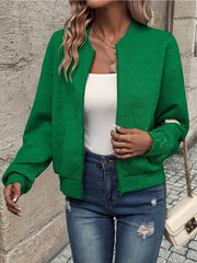 Jemma – Langärmelige Jacke Mit Reißverschluss