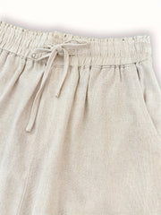 Clara | Hochtailliert Leinenhose Atmungsaktiv