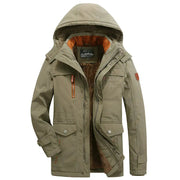 Wasserdichter Parka Wintermantel Kapuzenjacke