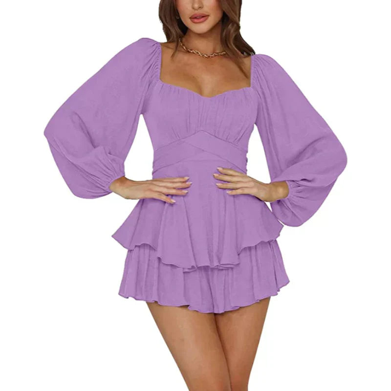 Kuscheliges | Serenechica Rüschensprungkleid - Stilvoll & Bequem Für Jede Gelegenheit für dich