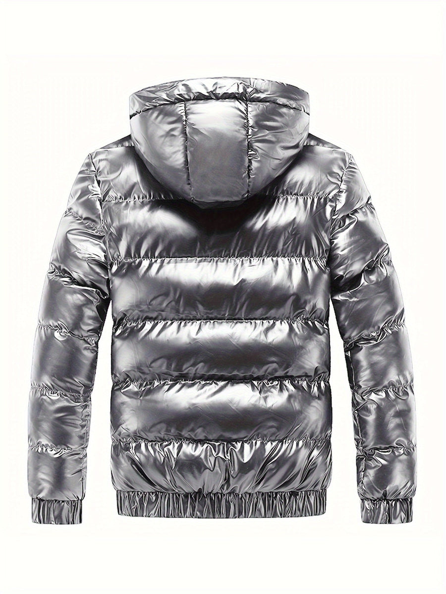 Lässige Winter-Daunenjacke Für Herren | Langarm