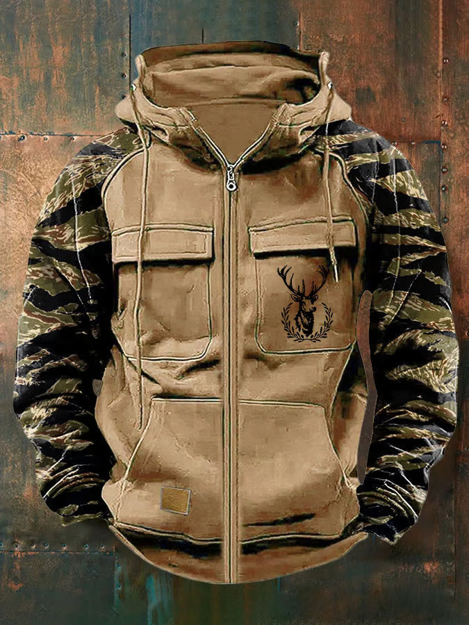 Alina | Herren-Hoodie modern mit Reißverschluss & Taschen