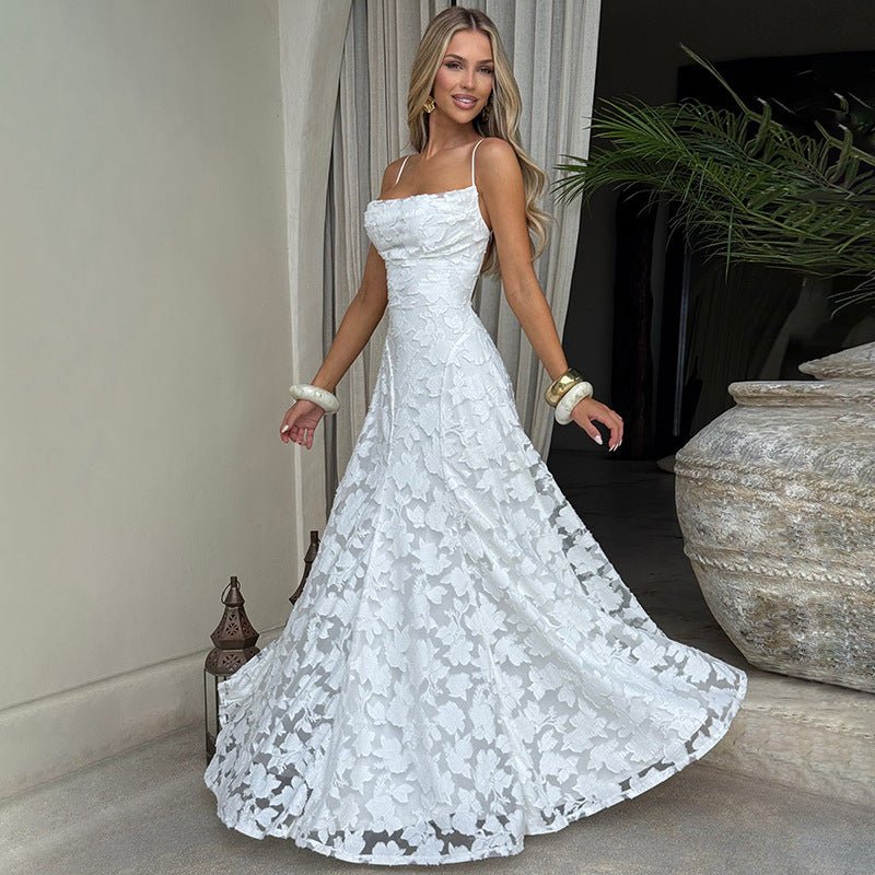 Abendkleid Blumendruck Elegant
