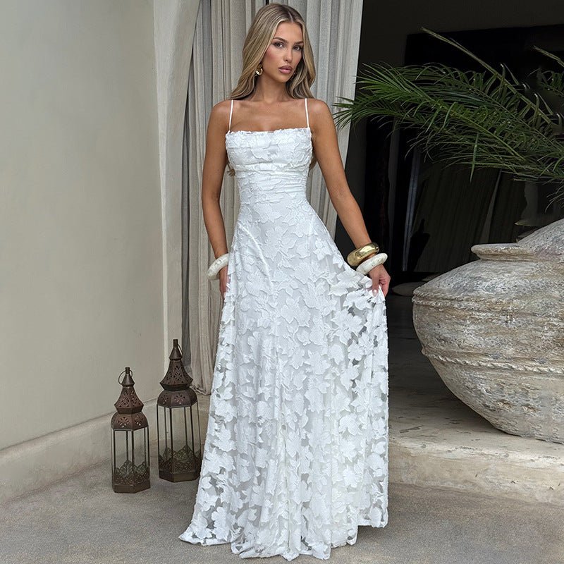 Abendkleid Blumendruck Elegant