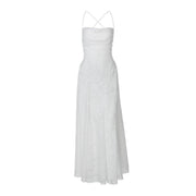 Abendkleid Blumendruck Elegant