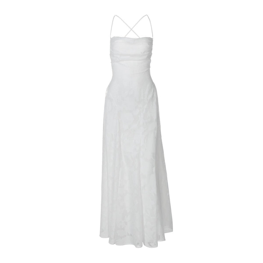Abendkleid Blumendruck Elegant