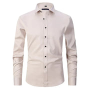 Braony | Klassisches Langarmh Herrenhemd mit modernem Slim-Fit