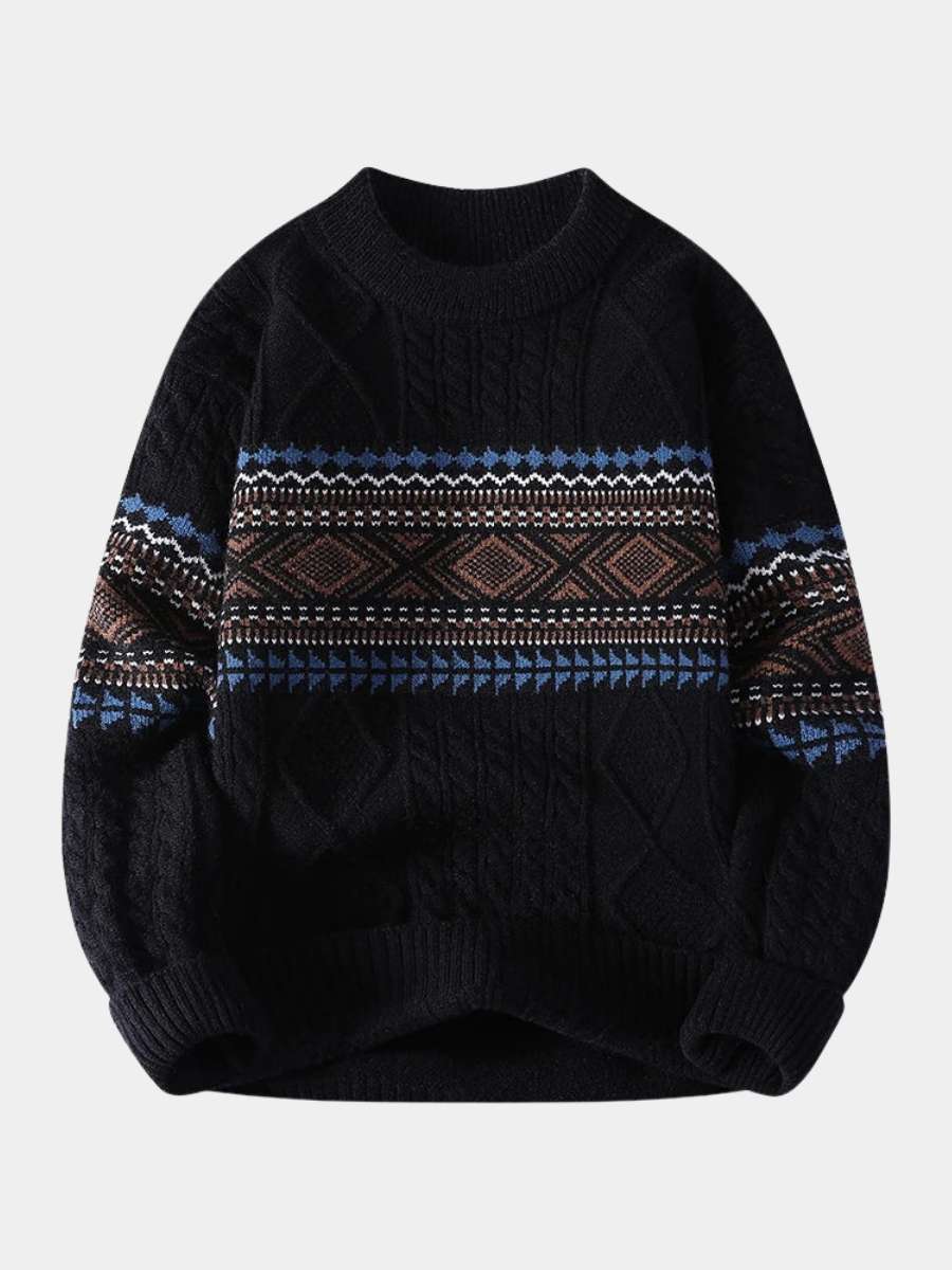 Lennart | Nordischer Strickpullover für Herren