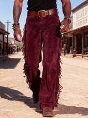Altan – Lässige Retro Westernhose Mit Fransen