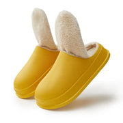 Warme Slipper mit Wollfutter