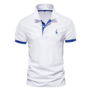 Berake | Zweifarbiges Polo mit sportlichem Akzent-Design