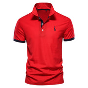 Berake | Zweifarbiges Polo mit sportlichem Akzent-Design