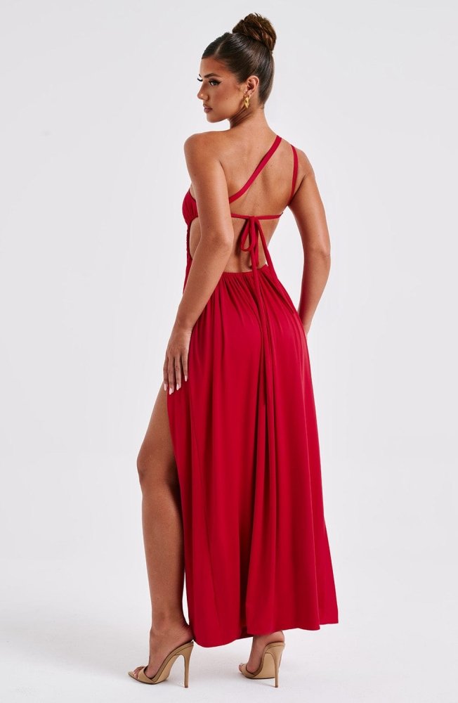 Alecia | Damen Maxikleid – Elegantes Fließendes Kleid Urlaub & Hochzeit 2026